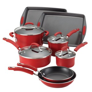 Rachael Ray Porcelain II Nonstick 12-Piece Cookware Set