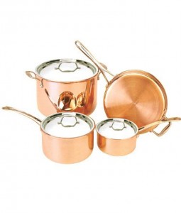 Le Couivre Copper Tri-Ply 7 Piece Cookware Set