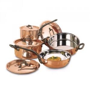 Matfer 8 Piece Bourgeat Copper Cookware Set